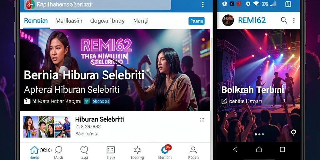 Tampilan antarmuka aplikasi REMI62 yang menarik dan informatif.
