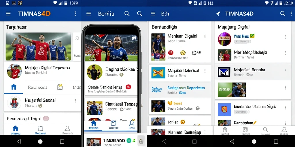 Tampilan antarmuka utama TIMNAS4D yang menarik dan fungsional.