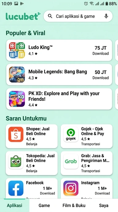 Lucubet - Indeks Aplikasi Populer & Kanal Uji Terbaik Indonesia